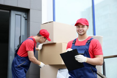 Home moving team planning a residential relocation in Hampstead