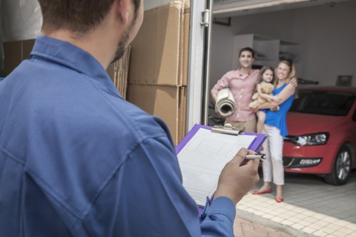 Formal complaint handling for a man and van service