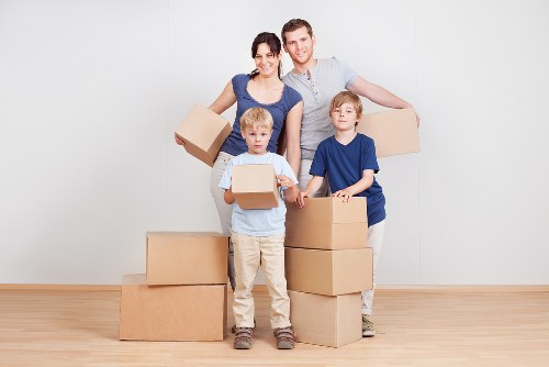 Hampstead moving service unloading furniture with care