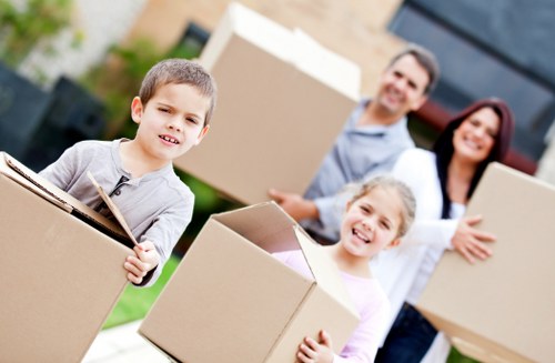 Staff training for careful loading and handling in a Hampstead removal service