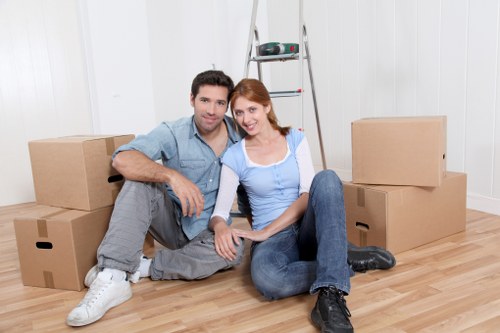 Customer booking a removals service and confirming job details