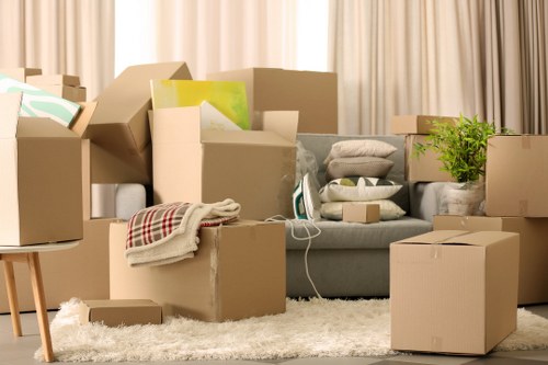 Moving day logistics for a flat removal near Hampstead and surrounding areas