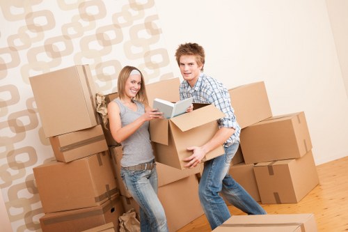 Professional office furniture relocation in a Hampstead business area