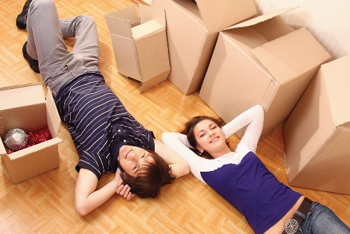 A local commercial moving team handling a relocation near Hampstead